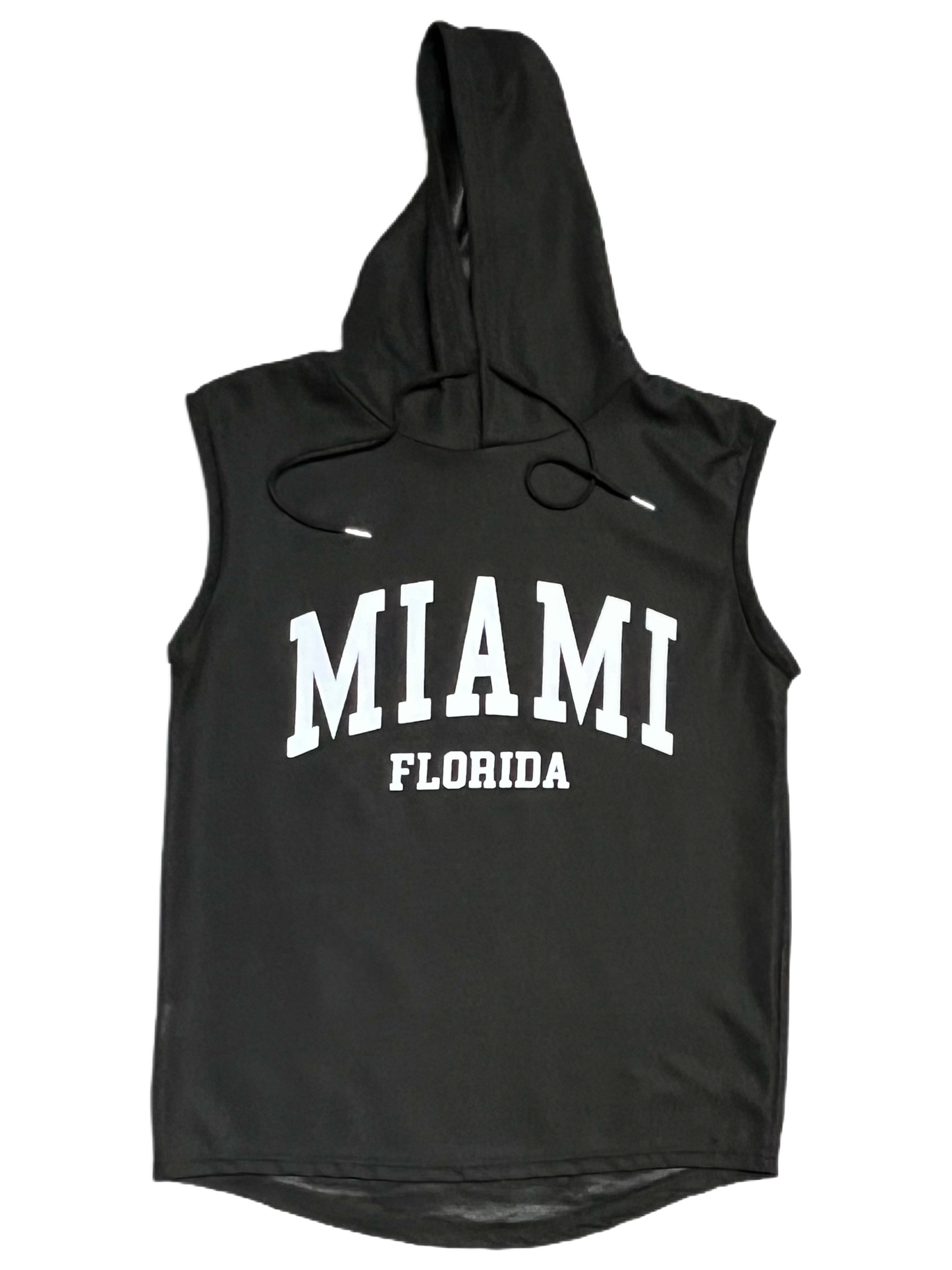 MIAMI FLORIDA SLEEVELESS HOODIE