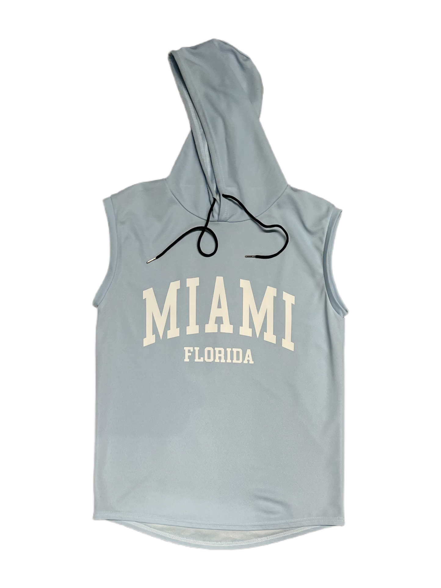 MIAMI FLORIDA SLEEVELESS HOODIE