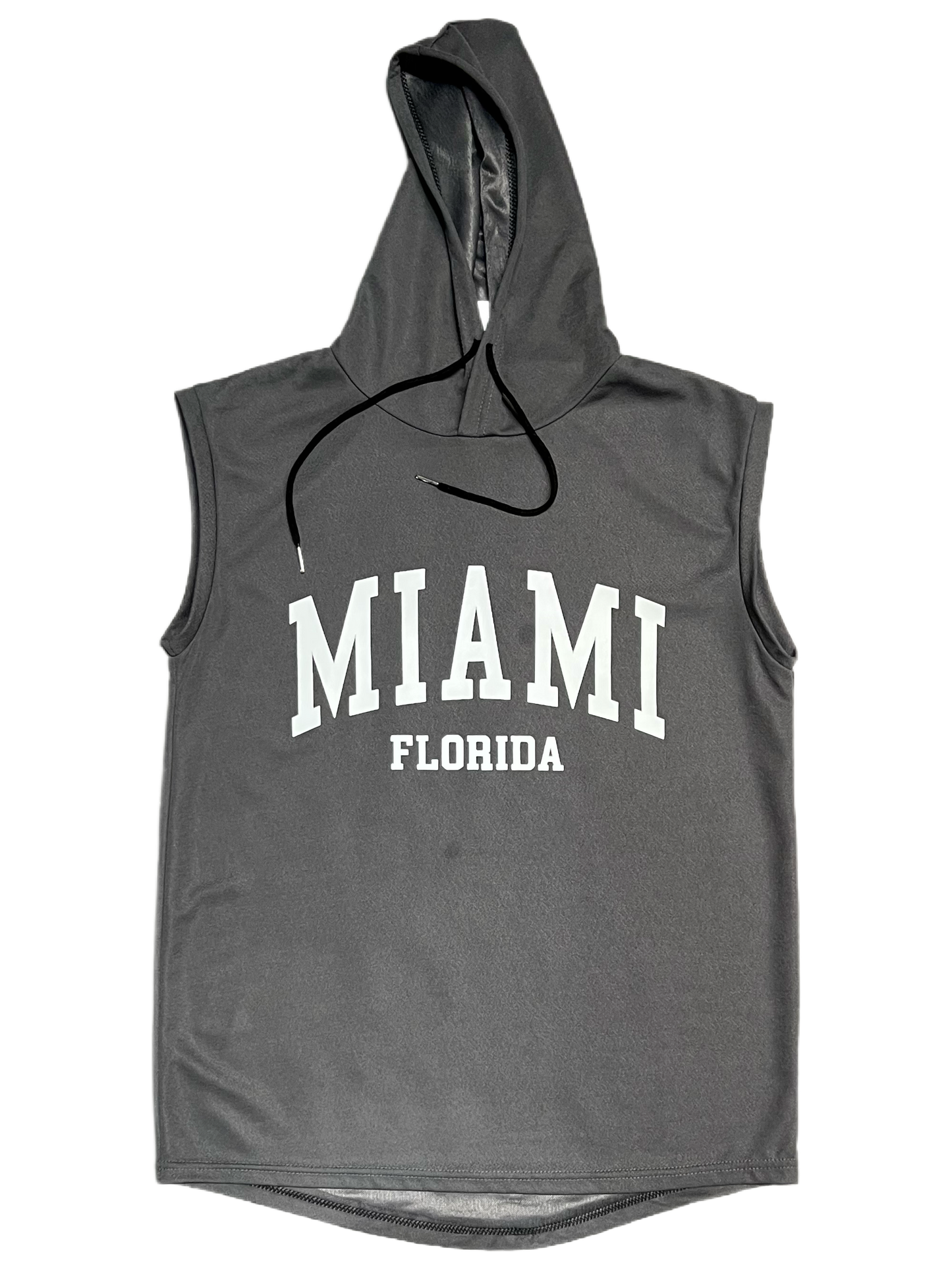 MIAMI FLORIDA SLEEVELESS HOODIE