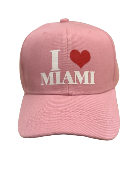 I ♥ MIAMI BASBALL CAP