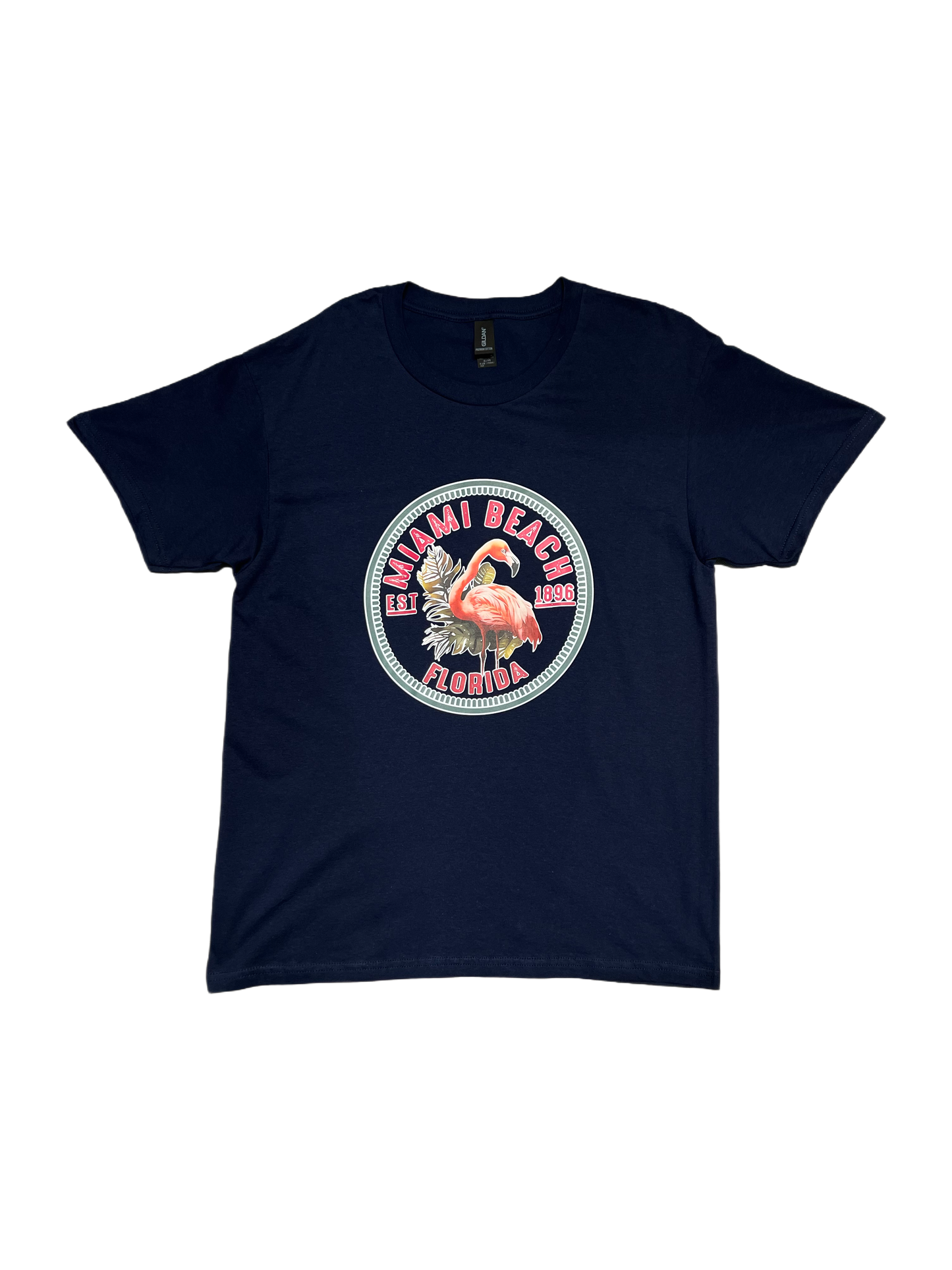 MIAMI BEACH EST 1896 FLORIDA T-SHIRT GILDEN
