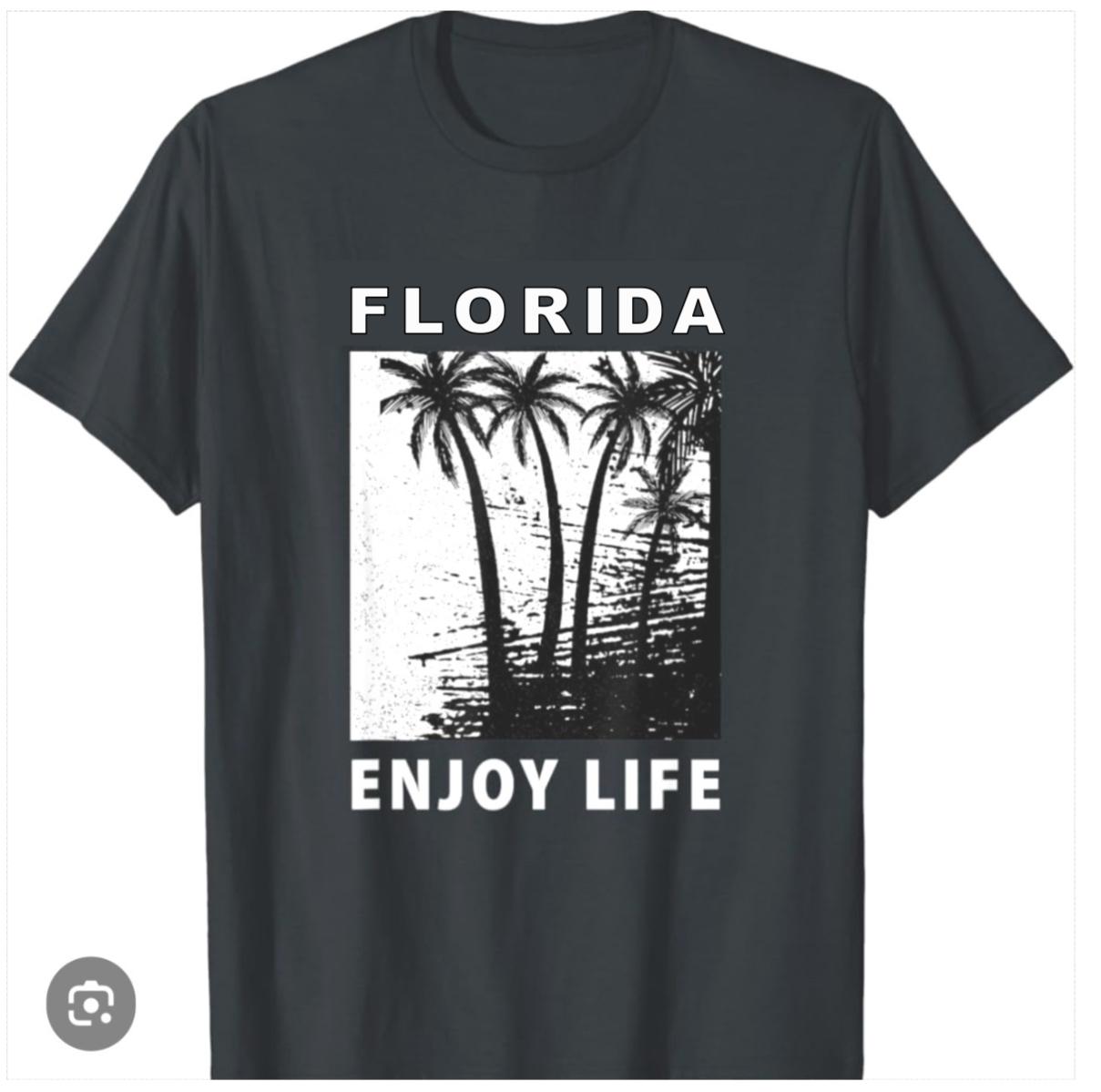 Florida enjoy life GILDEN T-SHIRT