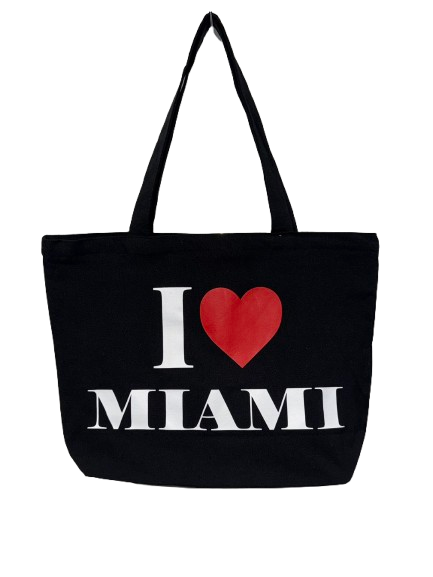 CANVAS BIG BAGS I ♥ MIAMI