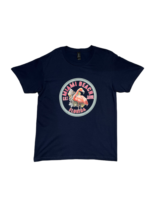 MIAMI BEACH EST 1896 FLORIDA  T-SHIRT GILDEN