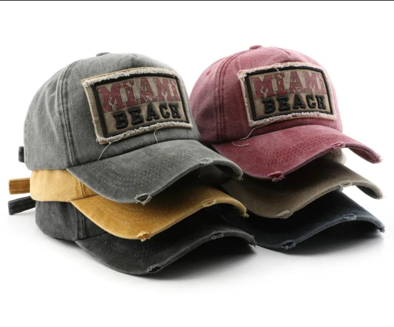 MIAMI BEAH BASBALL CAP.