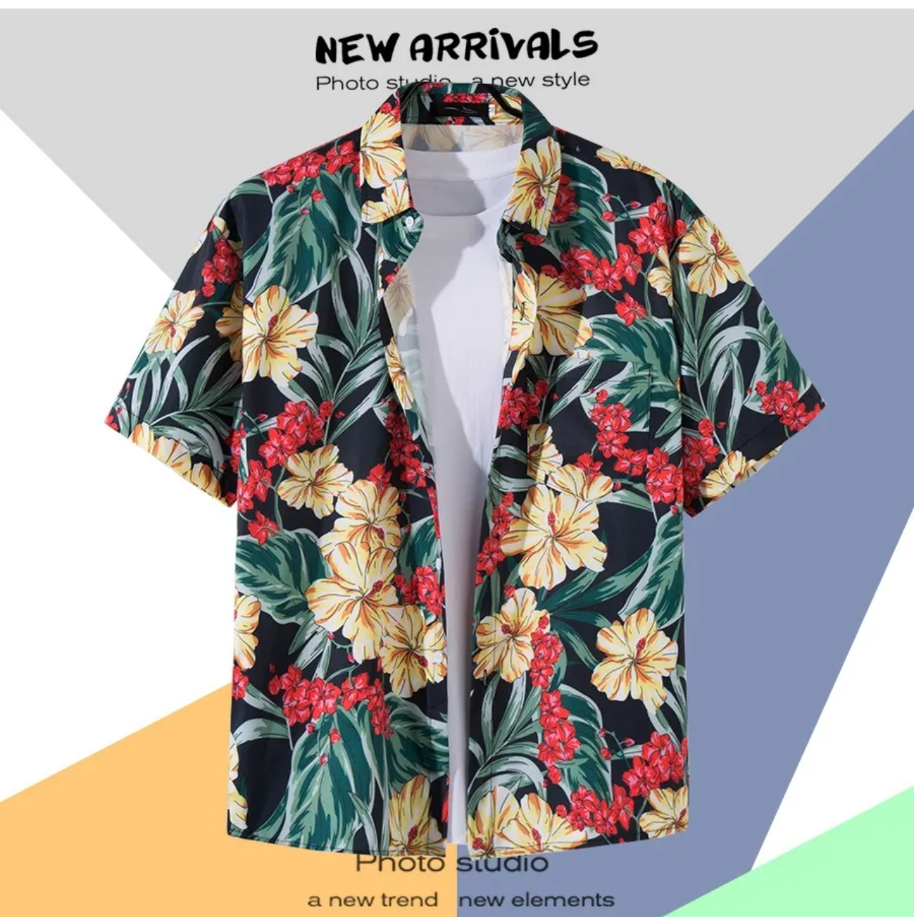 Hawaiian button down shirt