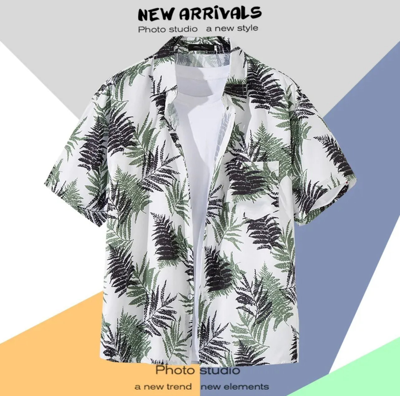 Hawaiian button down shirt