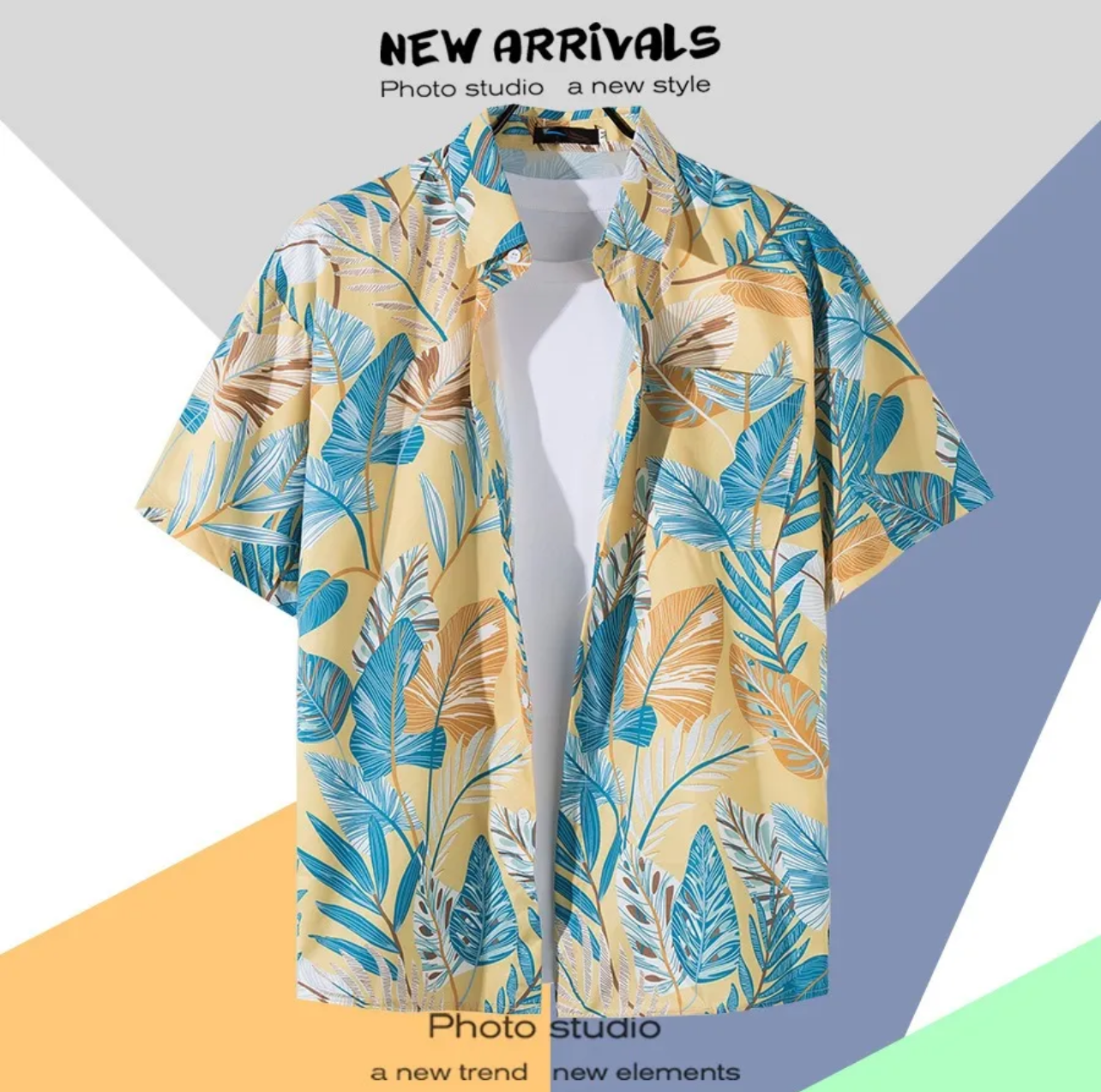 Hawaiian button down shirt