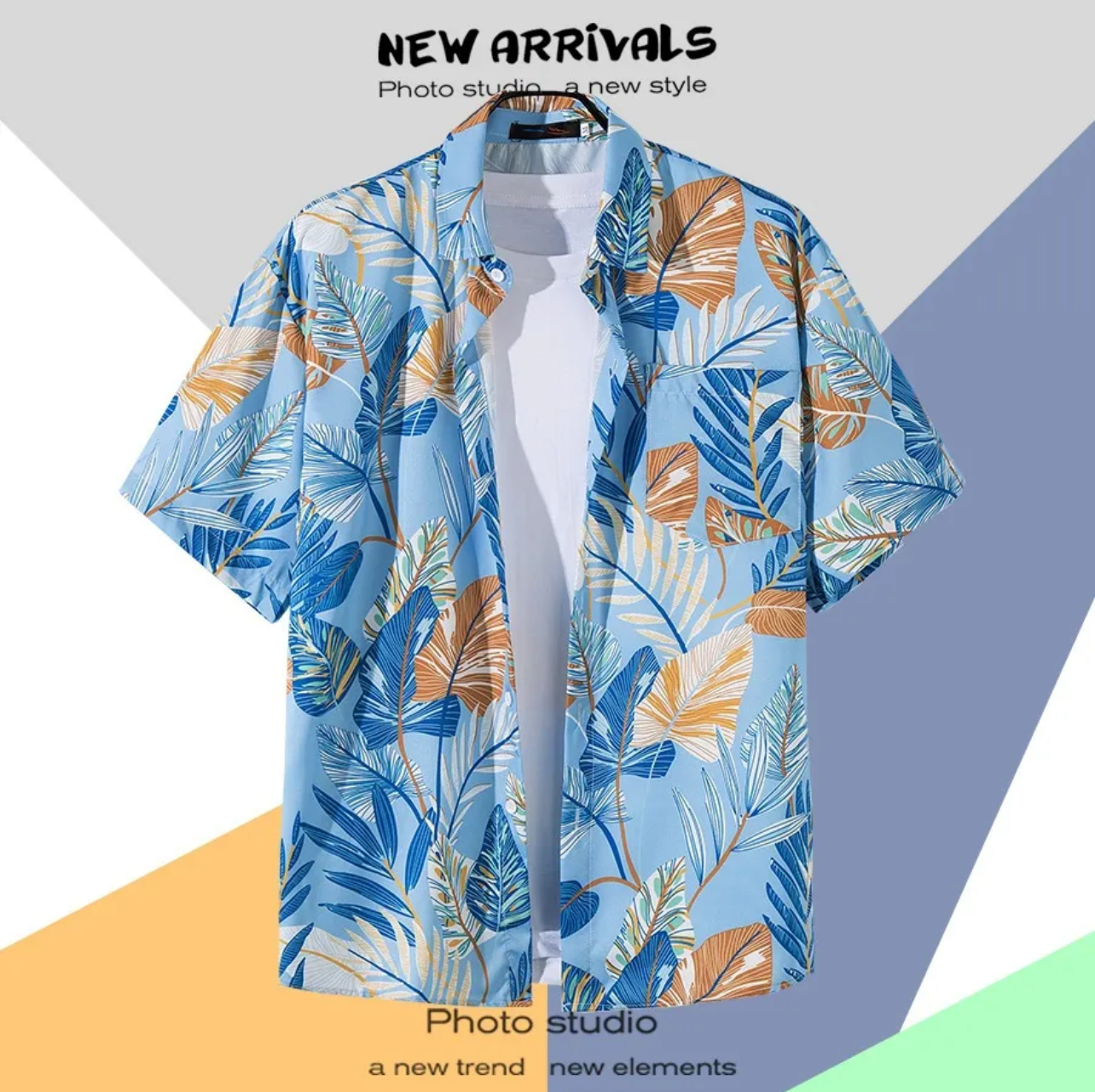 Hawaiian button down shirt
