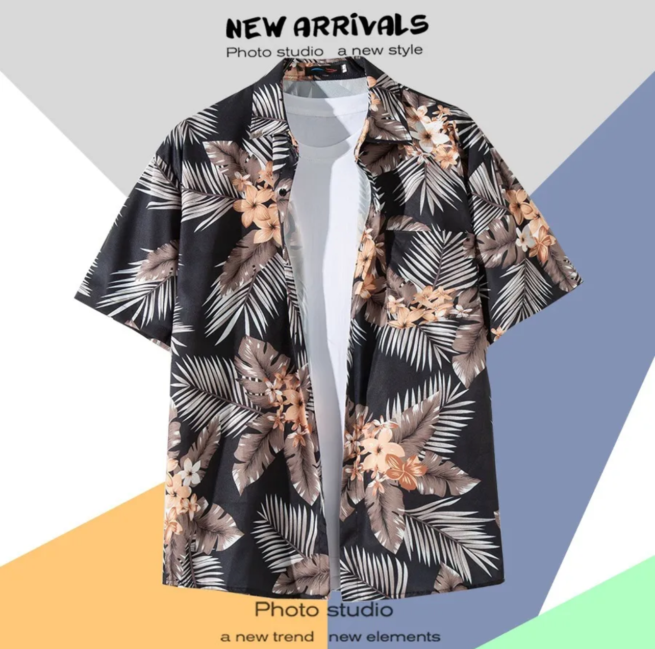 Hawaiian button down shirt