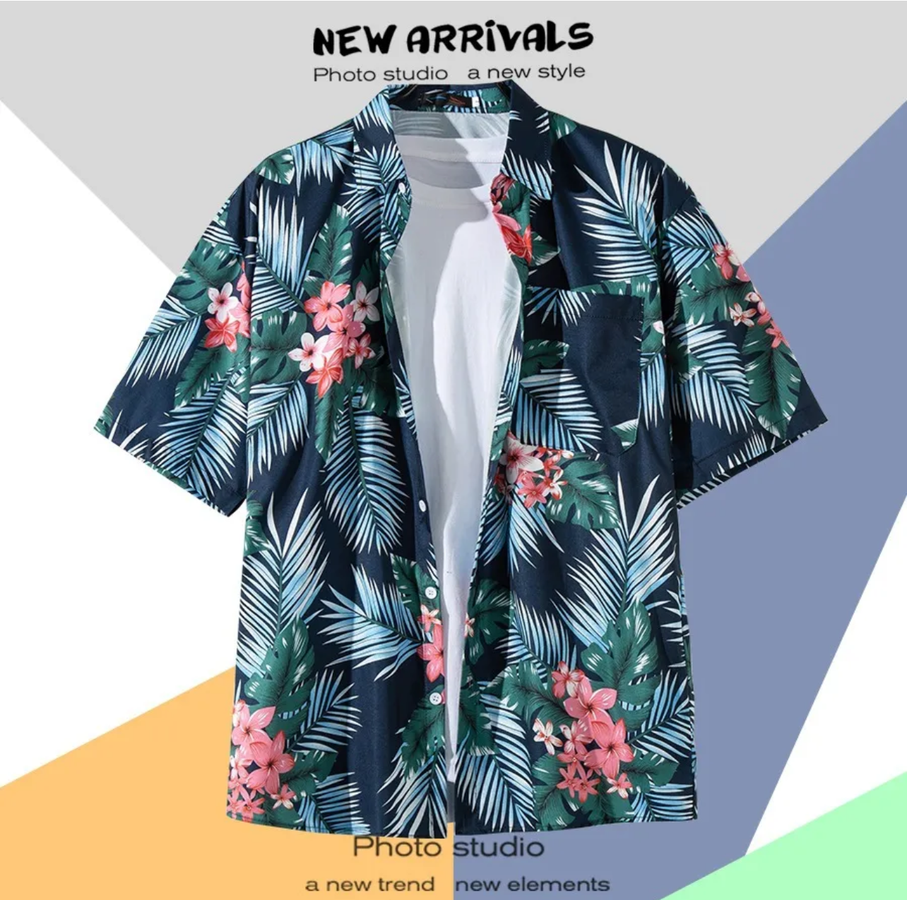 Hawaiian button down shirt